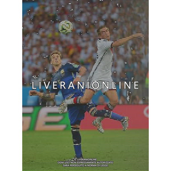 Lucas BIGLIA / Philipp LAHM - 13.07.2014 - Argentine / Allemagne - Finale Coupe du Monde 2014 -Rio de Janeiro- Photo : Dave Winter / Icon Sport /Agenzia Aldo Liverani sas - ITALY ONLY - Germania - Argentina Finale FIFA World Cup Brasile 2014 Rio de Janeiro - 13.07.2014