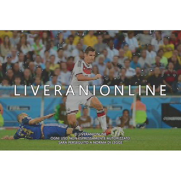 Miroslav KLOSE / Javier MASCHERANO - 13.07.2014 - Argentine / Allemagne - Finale Coupe du Monde 2014 -Rio de Janeiro- Photo : Dave Winter / Icon Sport /Agenzia Aldo Liverani sas - ITALY ONLY - Germania - Argentina Finale FIFA World Cup Brasile 2014 Rio de Janeiro - 13.07.2014