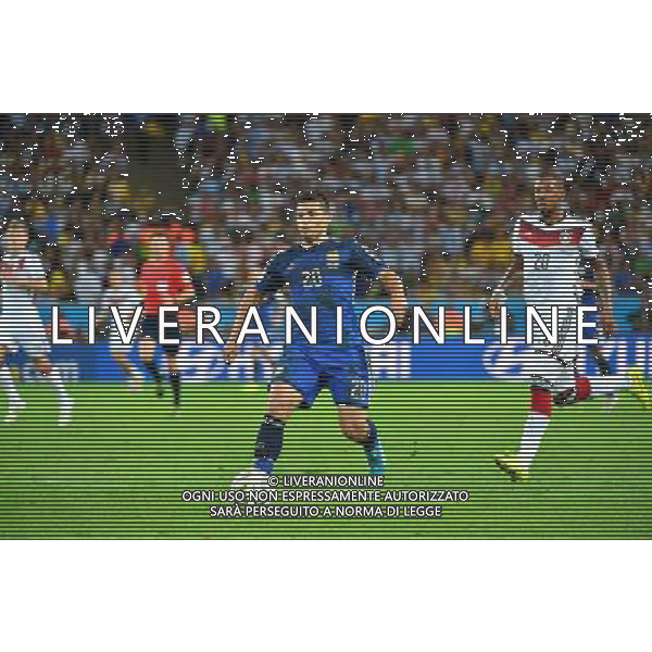 Sergio AGUERO - 13.07.2014 - Argentine / Allemagne - Finale Coupe du Monde 2014 -Rio de Janeiro- Photo : Dave Winter / Icon Sport /Agenzia Aldo Liverani sas - ITALY ONLY - Germania - Argentina Finale FIFA World Cup Brasile 2014 Rio de Janeiro - 13.07.2014