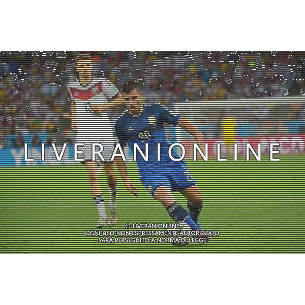 Sergio AGUERO - 13.07.2014 - Argentine / Allemagne - Finale Coupe du Monde 2014 -Rio de Janeiro- Photo : Dave Winter / Icon Sport /Agenzia Aldo Liverani sas - ITALY ONLY - Germania - Argentina Finale FIFA World Cup Brasile 2014 Rio de Janeiro - 13.07.2014