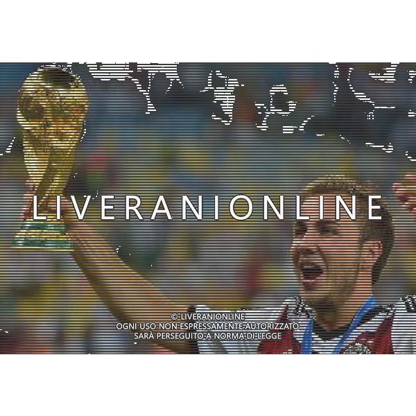 Victoire Allemagne - Champion du Monde - Mario GOTZE - 13.07.2014 - Argentine / Allemagne - Finale Coupe du Monde 2014 -Rio de Janeiro- Photo : Dave Winter / Icon Sport /Agenzia Aldo Liverani sas - ITALY ONLY - Germania - Argentina Finale FIFA World Cup Brasile 2014 Rio de Janeiro - 13.07.2014