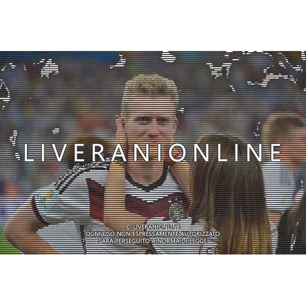 Victoire Allemagne - Champion du Monde - Andre SCHUERRLE / Montana YORKE - 13.07.2014 - Argentine / Allemagne - Finale Coupe du Monde 2014 -Rio de Janeiro- Photo : Dave Winter / Icon Sport /Agenzia Aldo Liverani sas - ITALY ONLY - Germania - Argentina Finale FIFA World Cup Brasile 2014 Rio de Janeiro - 13.07.2014
