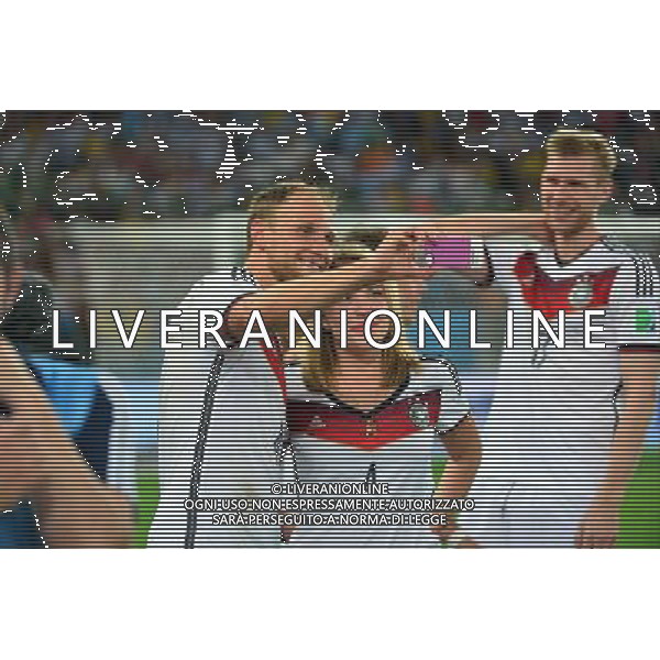 Victoire Allemagne - Champion du Monde - Benedikt HOEWEDES / Lisa WESSELER - 13.07.2014 - Argentine / Allemagne - Finale Coupe du Monde 2014 -Rio de Janeiro- Photo : Dave Winter / Icon Sport /Agenzia Aldo Liverani sas - ITALY ONLY - Germania - Argentina Finale FIFA World Cup Brasile 2014 Rio de Janeiro - 13.07.2014