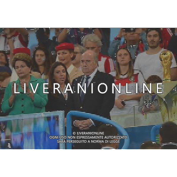 Dilma ROUSSEFF / Sepp BLATTER - 13.07.2014 - Argentine / Allemagne - Finale Coupe du Monde 2014 -Rio de Janeiro- Photo : Dave Winter / Icon Sport /Agenzia Aldo Liverani sas - ITALY ONLY - Germania - Argentina Finale FIFA World Cup Brasile 2014 Rio de Janeiro - 13.07.2014