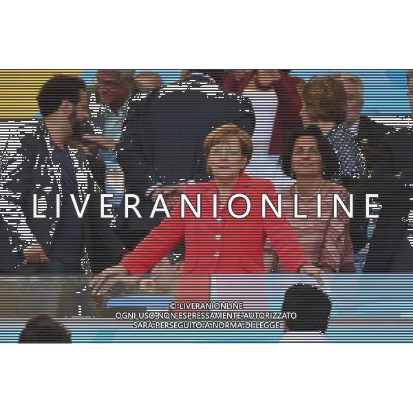 Angela MERKEL - 13.07.2014 - Allemagne / Argentine - Finale de la Coupe du Monde 2014 Photo : Dave Winter / Icon Sport /Agenzia Aldo Liverani sas - ITALY ONLY - Germania - Argentina Finale FIFA World Cup Brasile 2014 Rio de Janeiro - 13.07.2014
