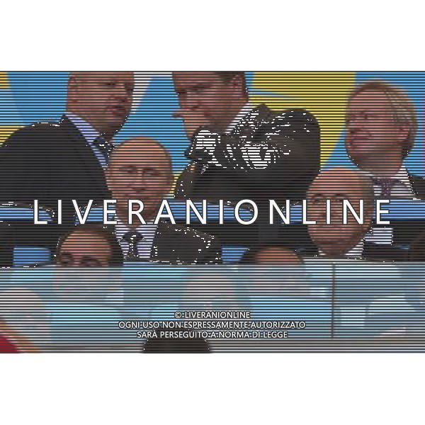 Vladimir Poutine / Sepp BLATTER - 13.07.2014 - Allemagne / Argentine - Finale de la Coupe du Monde 2014 Photo : Dave Winter / Icon Sport /Agenzia Aldo Liverani sas - ITALY ONLY - Germania - Argentina Finale FIFA World Cup Brasile 2014 Rio de Janeiro - 13.07.2014