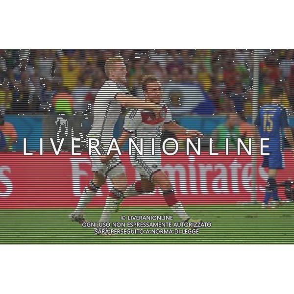 Andre Schurrle / Mario Gotze - 13.07.2014 - Allemagne / Argentine - Finale de la Coupe du Monde 2014 Photo : Dave Winter / Icon Sport *** Local Caption *** /Agenzia Aldo Liverani sas - ITALY ONLY - Germania - Argentina Finale FIFA World Cup Brasile 2014 Rio de Janeiro - 13.07.2014â€¨ *** Local Caption *** /Agenzia Aldo Liverani sas - ITALY ONLY - Germania - Argentina Finale FIFA World Cup Brasile 2014 Rio de Janeiro - 13.07.2014â€¨