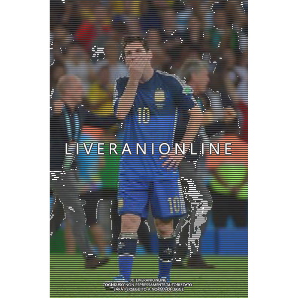 Deception Lionel Messi - 13.07.2014 - Allemagne / Argentine - Finale de la Coupe du Monde 2014 Photo : Dave Winter / Icon Sport *** Local Caption *** /Agenzia Aldo Liverani sas - ITALY ONLY - Germania - Argentina Finale FIFA World Cup Brasile 2014 Rio de Janeiro - 13.07.2014â€¨ *** Local Caption *** /Agenzia Aldo Liverani sas - ITALY ONLY - Germania - Argentina Finale FIFA World Cup Brasile 2014 Rio de Janeiro - 13.07.2014â€¨