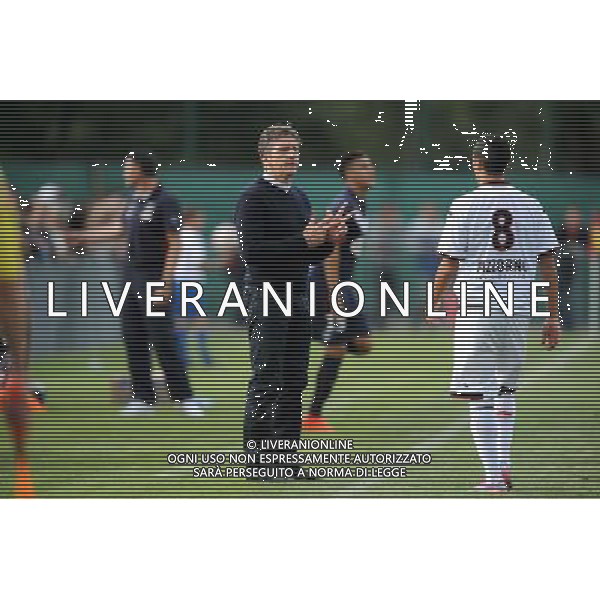 Claude PUEL / Said BENRAHMA - 12.07.2014 - Bordeaux / Nice - match de preparation - Ligue 1 -Divonne les Bains Photo : Jean Paul Thomas / Icon Sport /Agenzia Aldo Liverani sas - ITALY ONLY - EDITORIAL USE ONLY