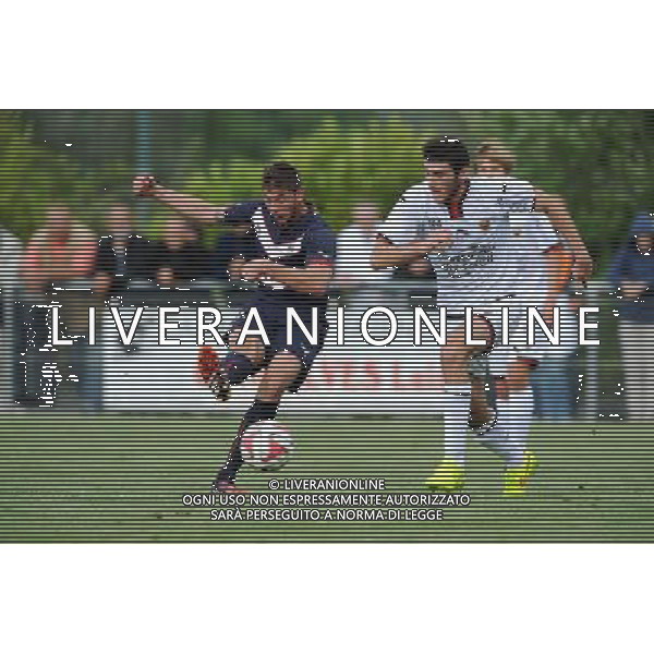 Emiliano SALA / Gautier LLORIS - 12.07.2014 - Bordeaux / Nice - match de preparation - Ligue 1 -Divonne les Bains Photo : Jean Paul Thomas / Icon Sport /Agenzia Aldo Liverani sas - ITALY ONLY - EDITORIAL USE ONLY
