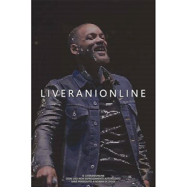 Will Smith comes on stage before Calvin Harris on the main stage at T in the Park Festival, Balado, Scotland UK on 12th July 2014 ©PHOTOSHOT/Agenzia Aldo Liverani sas - ITALY ONLY - EDITORIAL USE ONLY
