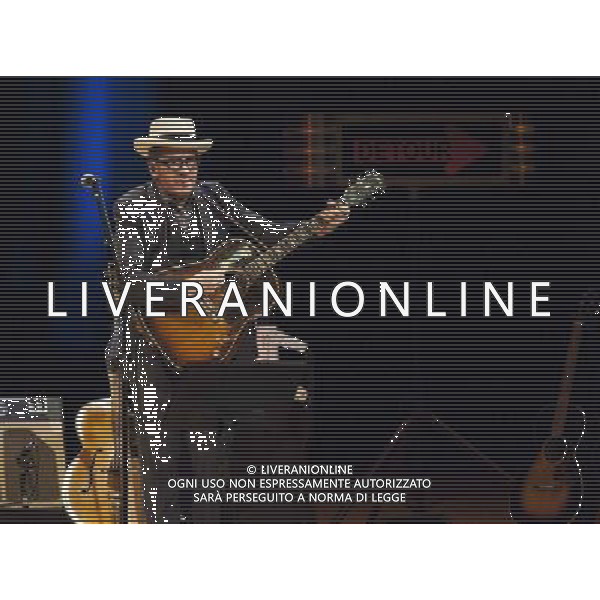 Elvis Costello performing at Manchester Bridgewater Hall, England on 14th July 2014. AG ALDO LIVERANI SAS ONLY ITALY