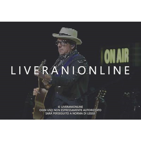 Elvis Costello performing at Manchester Bridgewater Hall, England on 14th July 2014. AG ALDO LIVERANI SAS ONLY ITALY