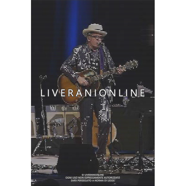 Elvis Costello performs at the Bridgewater Hall, Manchester, England, 14th July 2014. AG ALDO LIVERANI SAS ONLY ITALY