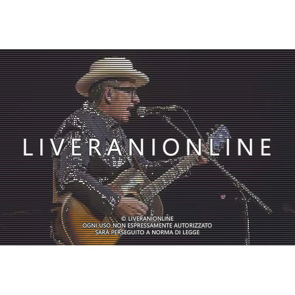 Elvis Costello performs at the Bridgewater Hall, Manchester, England, 14th July 2014. AG ALDO LIVERANI SAS ONLY ITALY