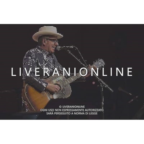 Elvis Costello performs at the Bridgewater Hall, Manchester, England, 14th July 2014. AG ALDO LIVERANI SAS ONLY ITALY