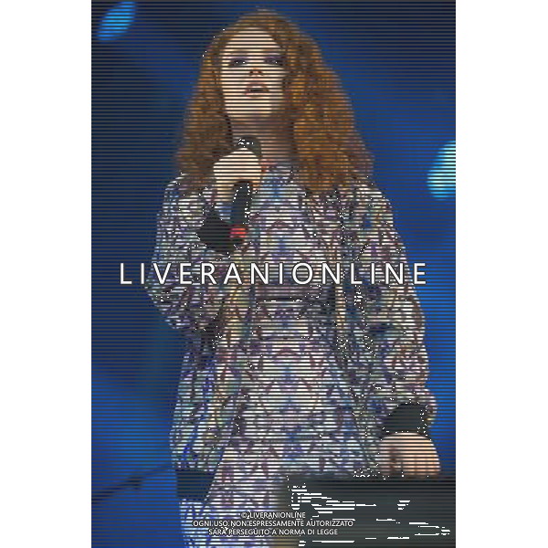 English singer-songwriter Jess Glynne (born Jessica Hannah \'Jess\' Glynne) opens for Kelis at Somerset House, London, England, UK on Monday 14th July 2014 as part of the Somerset House Summer Series of Concerts. The singer has appeared on Clean Bandit\'s #1 Single single \'Rather Be\'. AG ALDO LIVERANI SAS ONLY ITALY