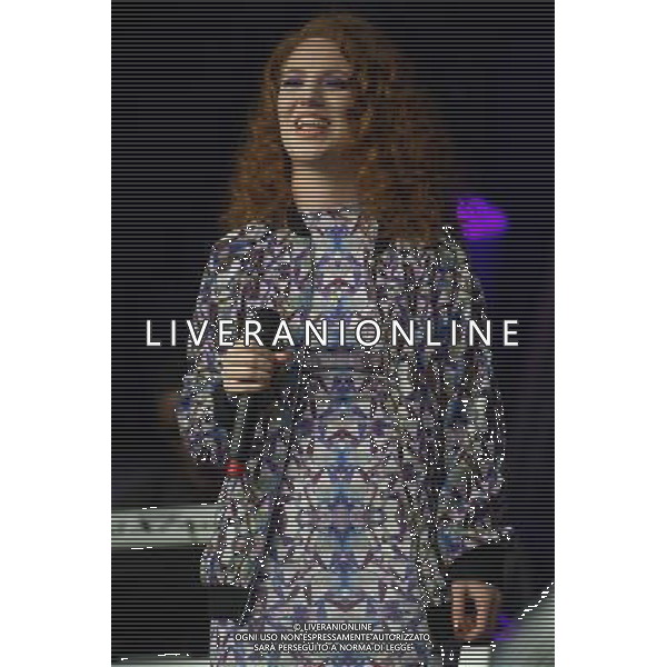 English singer-songwriter Jess Glynne (born Jessica Hannah \'Jess\' Glynne) opens for Kelis at Somerset House, London, England, UK on Monday 14th July 2014 as part of the Somerset House Summer Series of Concerts. The singer has appeared on Clean Bandit\'s #1 Single single \'Rather Be\'. AG ALDO LIVERANI SAS ONLY ITALY