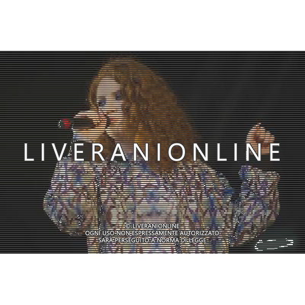 English singer-songwriter Jess Glynne (born Jessica Hannah \'Jess\' Glynne) opens for Kelis at Somerset House, London, England, UK on Monday 14th July 2014 as part of the Somerset House Summer Series of Concerts. The singer has appeared on Clean Bandit\'s #1 Single single \'Rather Be\'. AG ALDO LIVERANI SAS ONLY ITALY