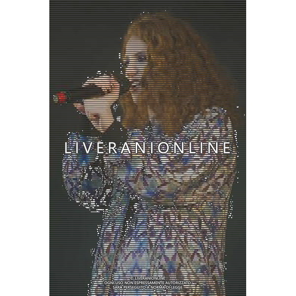 English singer-songwriter Jess Glynne (born Jessica Hannah \'Jess\' Glynne) opens for Kelis at Somerset House, London, England, UK on Monday 14th July 2014 as part of the Somerset House Summer Series of Concerts. The singer has appeared on Clean Bandit\'s #1 Single single \'Rather Be\'. AG ALDO LIVERANI SAS ONLY ITALY