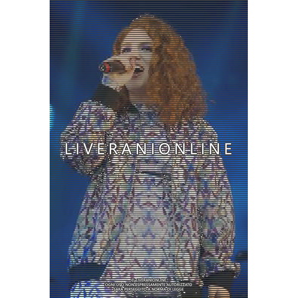 English singer-songwriter Jess Glynne (born Jessica Hannah \'Jess\' Glynne) opens for Kelis at Somerset House, London, England, UK on Monday 14th July 2014 as part of the Somerset House Summer Series of Concerts. The singer has appeared on Clean Bandit\'s #1 Single single \'Rather Be\'. AG ALDO LIVERANI SAS ONLY ITALY