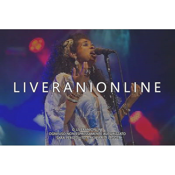 American Singer-songwriter Kelis (born Kelis Rogers) performs at Somerset House, London, England, UK on Monday 14th July 2014 as part of the Somerset House Summer Series of Concerts. AG ALDO LIVERANI SAS ONLY ITALY