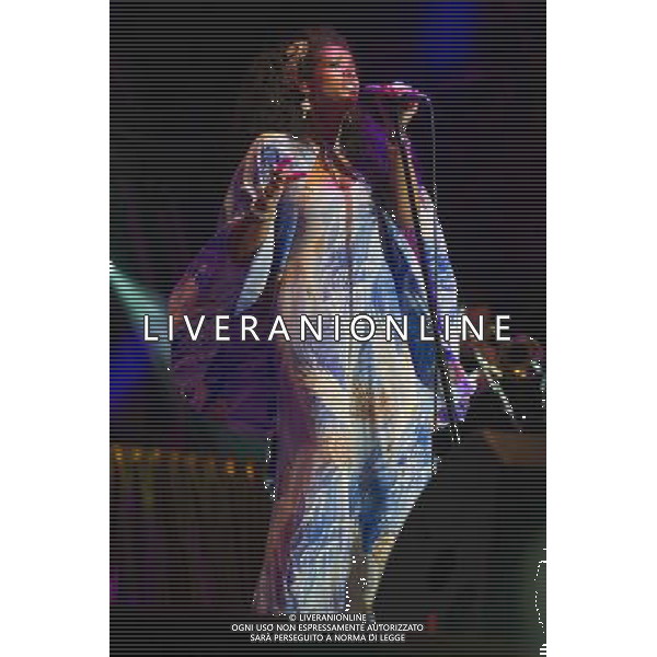 American Singer-songwriter Kelis (born Kelis Rogers) performs at Somerset House, London, England, UK on Monday 14th July 2014 as part of the Somerset House Summer Series of Concerts. AG ALDO LIVERANI SAS ONLY ITALY