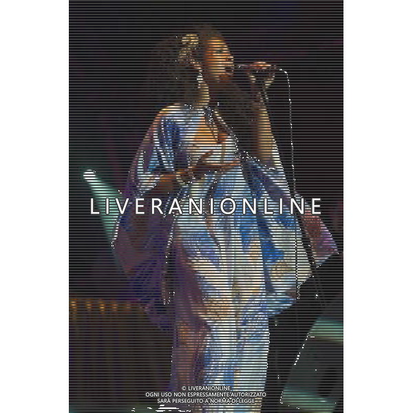 American Singer-songwriter Kelis (born Kelis Rogers) performs at Somerset House, London, England, UK on Monday 14th July 2014 as part of the Somerset House Summer Series of Concerts. AG ALDO LIVERANI SAS ONLY ITALY