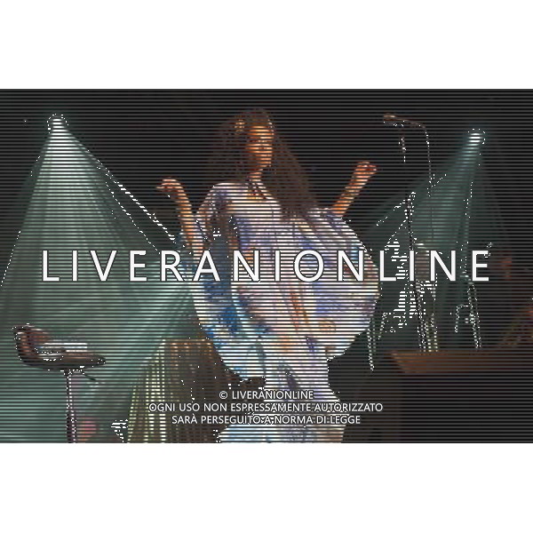American Singer-songwriter Kelis (born Kelis Rogers) performs at Somerset House, London, England, UK on Monday 14th July 2014 as part of the Somerset House Summer Series of Concerts. AG ALDO LIVERANI SAS ONLY ITALY