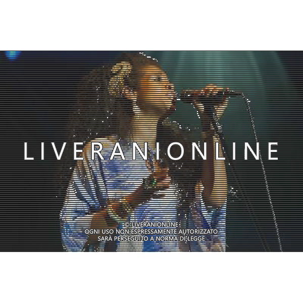 American Singer-songwriter Kelis (born Kelis Rogers) performs at Somerset House, London, England, UK on Monday 14th July 2014 as part of the Somerset House Summer Series of Concerts. AG ALDO LIVERANI SAS ONLY ITALY