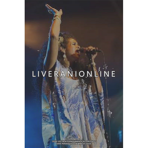 American Singer-songwriter Kelis (born Kelis Rogers) performs at Somerset House, London, England, UK on Monday 14th July 2014 as part of the Somerset House Summer Series of Concerts. AG ALDO LIVERANI SAS ONLY ITALY