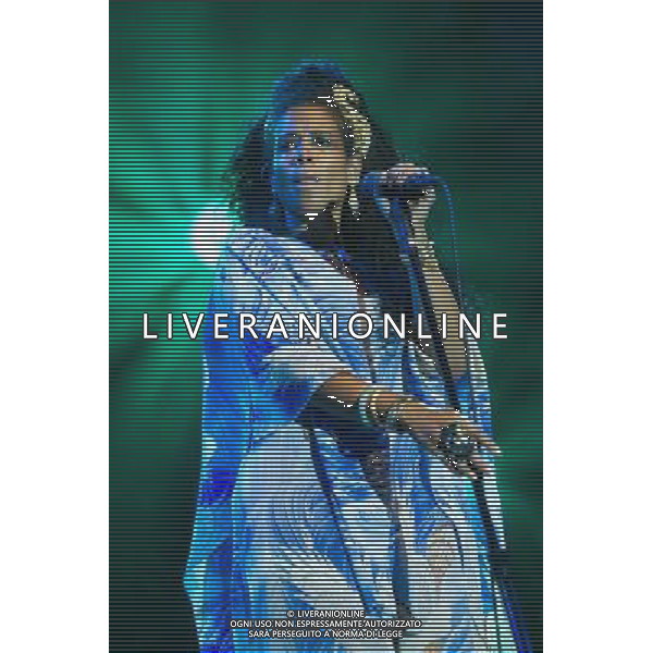 American Singer-songwriter Kelis (born Kelis Rogers) performs at Somerset House, London, England, UK on Monday 14th July 2014 as part of the Somerset House Summer Series of Concerts. AG ALDO LIVERANI SAS ONLY ITALY