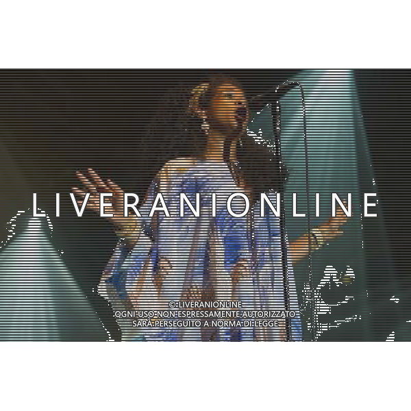 American Singer-songwriter Kelis (born Kelis Rogers) performs at Somerset House, London, England, UK on Monday 14th July 2014 as part of the Somerset House Summer Series of Concerts. AG ALDO LIVERANI SAS ONLY ITALY