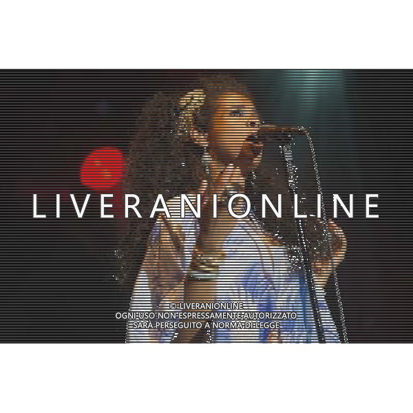 American Singer-songwriter Kelis (born Kelis Rogers) performs at Somerset House, London, England, UK on Monday 14th July 2014 as part of the Somerset House Summer Series of Concerts. AG ALDO LIVERANI SAS ONLY ITALY