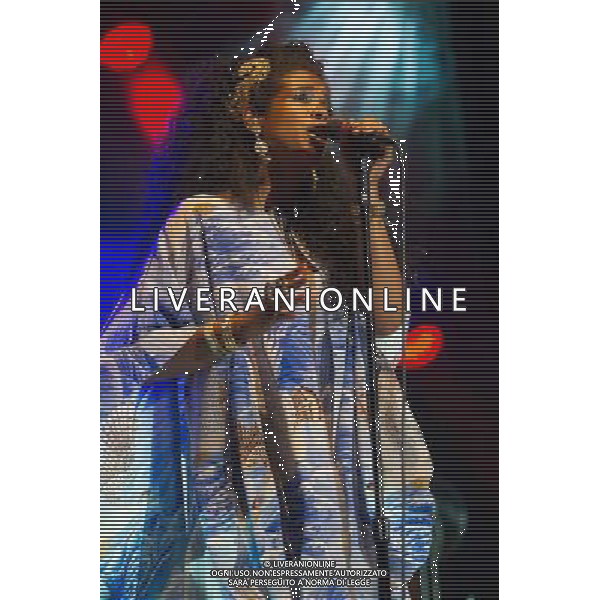 American Singer-songwriter Kelis (born Kelis Rogers) performs at Somerset House, London, England, UK on Monday 14th July 2014 as part of the Somerset House Summer Series of Concerts. AG ALDO LIVERANI SAS ONLY ITALY