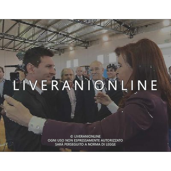 (140715) -- EZEIZA, July 15, 2014 () -- Argentine President Cristina Fernandez (R) greets Lionel Messi (L) of Argentina\'s national soccer team, at the Argentine Soccer Association (AFA, for its acronym in Spanish), in Ezeiza city, Argentina, on July 14, 2014. Argentina National Team returned after won the silver in the 2014 FIFA World Cup Brazil. (/TELAM) (da) (sp) ©PHOTOSHOT/Agenzia Aldo Liverani sas - ITALY ONLY - EDITORIAL USE ONLY - I tifosi accolgono la quadra nazionale di calcio dell\'argentina al loro arrivo, nei pressi della Federcalcio), nella citta\' di Ezeiza, 14 luglio 2014 dopo aver vinto l\'argento alla coppa del mondo FIFA 2014 in Brasile