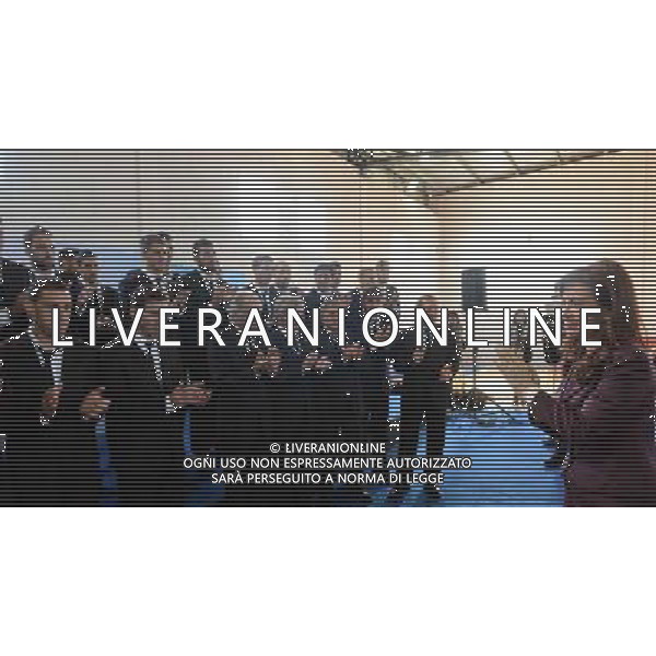 (140715) -- EZEIZA, July 15, 2014 () -- Argentine President Cristina Fernandez (R) cheers for Argentina\'s national soccer team, at the Argentine Soccer Association (AFA, for its acronym in Spanish), in Ezeiza city, Argentina, on July 14, 2014. Argentina National Team returned after won the silver in the 2014 FIFA World Cup Brazil. (/TELAM) (da) (sp) ©PHOTOSHOT/Agenzia Aldo Liverani sas - ITALY ONLY - EDITORIAL USE ONLY - I tifosi accolgono la quadra nazionale di calcio dell\'argentina al loro arrivo, nei pressi della Federcalcio), nella citta\' di Ezeiza, 14 luglio 2014 dopo aver vinto l\'argento alla coppa del mondo FIFA 2014 in Brasile