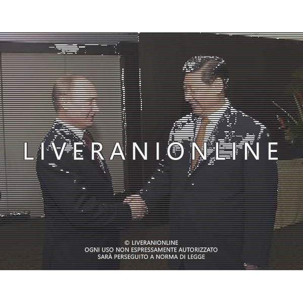 (140714) -- FORTALEZA, July 14, 2014 () -- Chinese President Xi Jinping (R) meets with Russian President Vladimir Putin in Fortaleza, Brazil, July 14, 2014. (/Li Xueren) ©PHOTOSHOT/Agenzia Aldo Liverani sas - ITALY ONLY - EDITORIAL USE ONLY