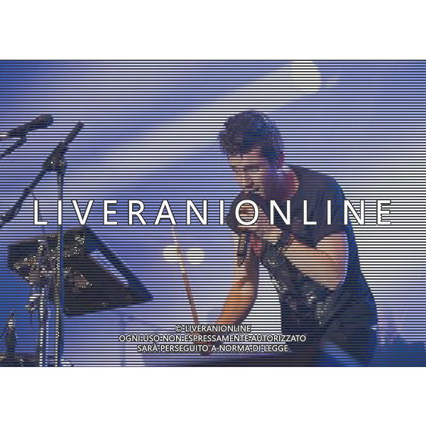 Dan Smith - Lead Singer of Bastille at Bastille concert in Somerset House - 15/07/2014 - Open air concert at Somerset House, London, UK AG ALDO LIVERANI SAS ONLY ITALY