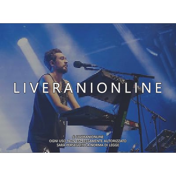 Kyle Simmons - Keyboard player of Bastille at Bastille concert in Somerset House - 15/07/2014 - Open air concert at Somerset House, London, UK AG ALDO LIVERANI SAS ONLY ITALY