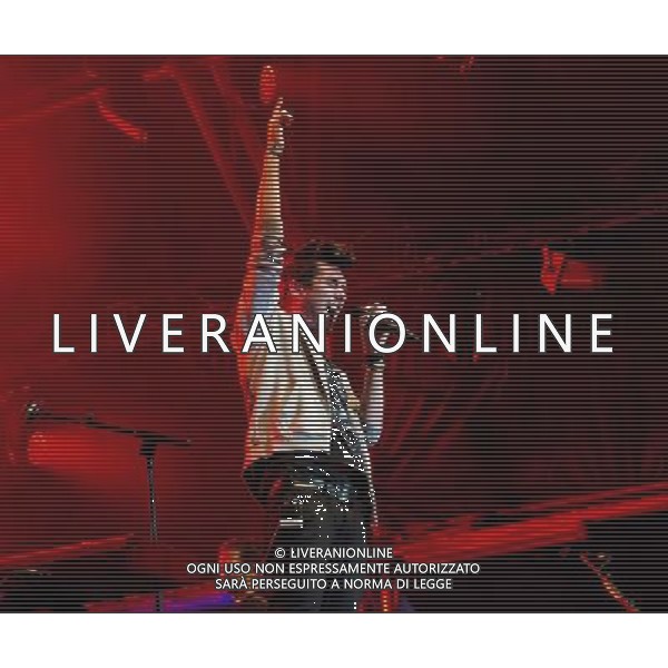Dan Smith - Lead Singer of Bastille at Bastille concert in Somerset House - 15/07/2014 - Open air concert at Somerset House, London, UK