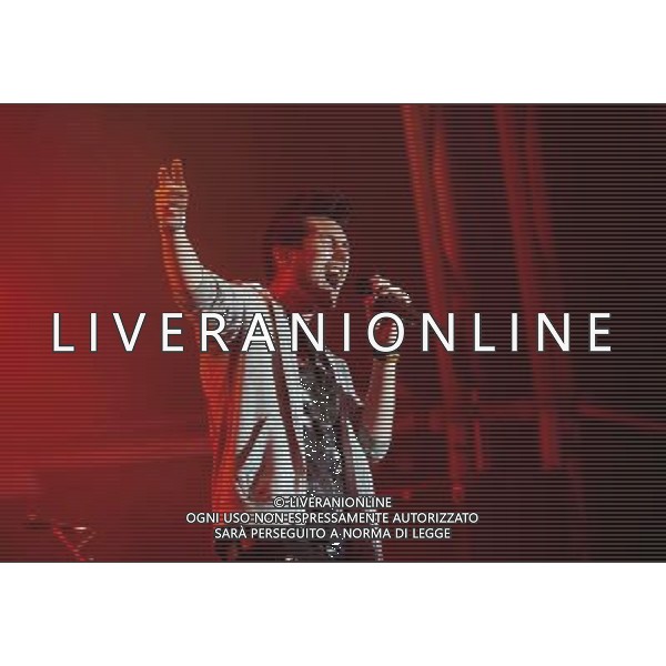 Dan Smith - Lead Singer of Bastille at Bastille concert in Somerset House - 15/07/2014 - Open air concert at Somerset House, London, UK