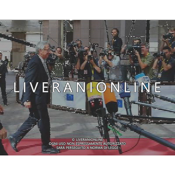 (140716) -- BRUSSELS, July 16, 2014 () -- European Commission President-elect Jean-Claude Juncker arrives to attend the Special Meeting of the European Council at the EU headquarters in Brussels, capital of Belgium, July 16, 2014. (/Gong Bing) ©PHOTOSHOT/Agenzia Aldo Liverani sas - ITALY ONLY - EDITORIAL USE ONLY - Riunione straordinaria del Consiglio europeo presso la sede dell\'Unione europea a Bruxelles, capitale del Belgio 16 luglio 2014