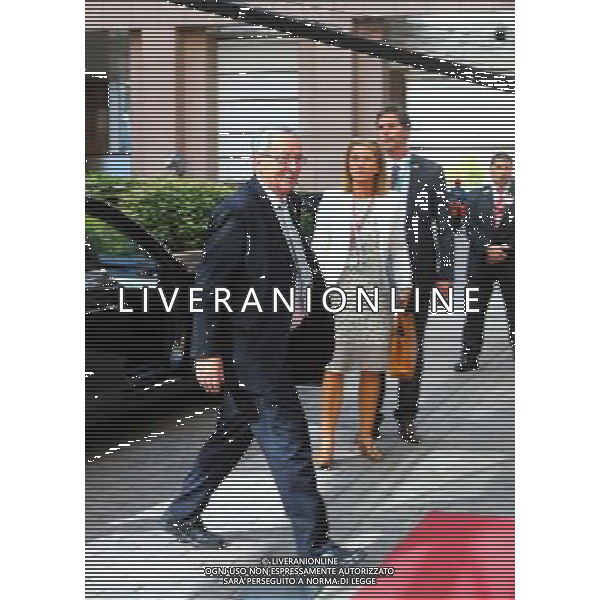 (140716) -- BRUSSELS, July 16, 2014 () -- European Commission President-elect Jean-Claude Juncker arrives to attend the Special Meeting of the European Council at the EU headquarters in Brussels, capital of Belgium, July 16, 2014. (/Gong Bing) ©PHOTOSHOT/Agenzia Aldo Liverani sas - ITALY ONLY - EDITORIAL USE ONLY - Riunione straordinaria del Consiglio europeo presso la sede dell\'Unione europea a Bruxelles, capitale del Belgio 16 luglio 2014