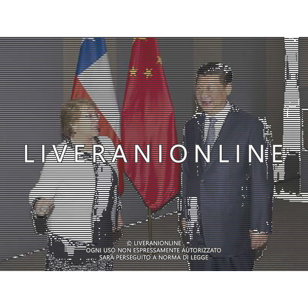 (140716) -- BRASILIA, July 16, 2014 () -- Chinese President Xi Jinping (R) meets with Chilean President Michelle Bachelet in Brasilia, Brazil, July 16, 2014. (/Wang Ye) (lfj) ©PHOTOSHOT/Agenzia Aldo Liverani sas - ITALY ONLY - EDITORIAL USE ONLY