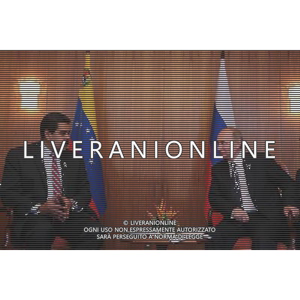 (140717) -- BRASILIA, July 17, 2014 () -- Venezuelan President Nicolas Maduro (L) meets with his Russian counterpart Vladimir Putin (R), in Brasilia, Brazil, on July 16, 2014. (/Presidential Press/AVN) (zjy) ©PHOTOSHOT/Agenzia Aldo Liverani sas - ITALY ONLY - EDITORIAL USE ONLY