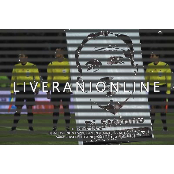 (140717) -- BOGOTA, July 17, 2014 () -- Referees take part in a match to pay tribute to late former Argentine soccer player Alfredo Di Stefano, between Colombia\'s Millonarios and Argentina\'s River Plate, in Bogota city, capital of Colombia, on July 16, 2014. (/Jhon Paz) (fnc) (ah) ©PHOTOSHOT/Agenzia Aldo Liverani sas - ITALY ONLY - EDITORIAL USE ONLY