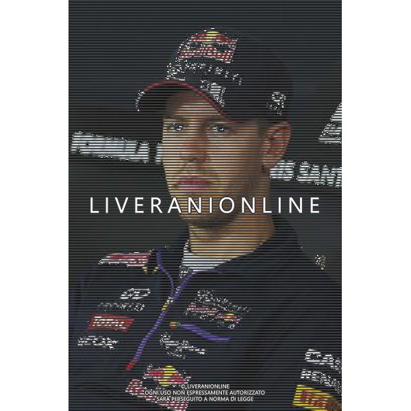 Sebastian Vettel (GER) Red Bull Racing in the FIA Press Conference. 17.07.2014. Formula 1 World Championship, Rd 10, German Grand Prix, Hockenheim, Germany, Preparation Day. - www.xpbimages.com, EMail: requests@xpbimages.com - copy of publication required for printed pictures. Every used picture is fee-liable. © Copyright: Moy / XPB Images AG ALDO LIVERANI SAS ONLY ITALY