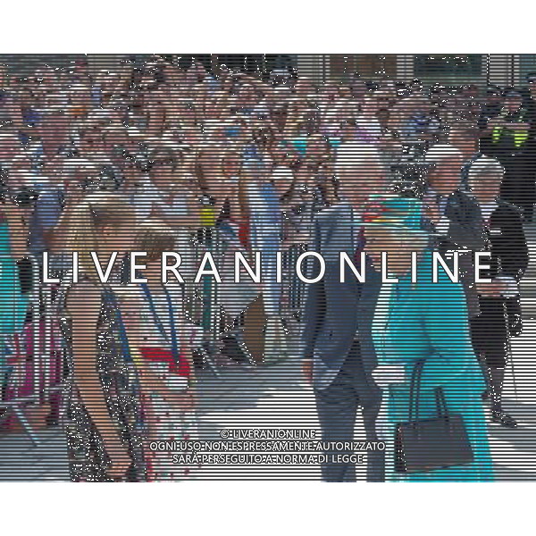 HM the Queen officially opening redeveloped Reading Station 2014 READING, United Kingdom, Date: 17/07/2014 AG ALDO LIVERANI SAS ONLY ITALY