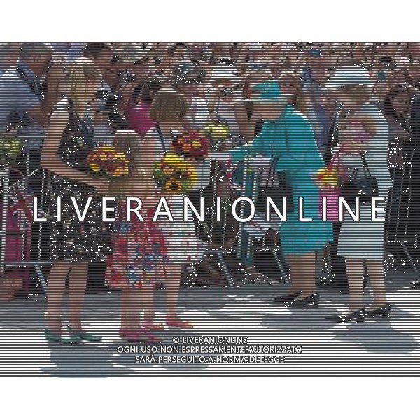 HM the Queen officially opening redeveloped Reading Station 2014 READING, United Kingdom, Date: 17/07/2014 AG ALDO LIVERANI SAS ONLY ITALY